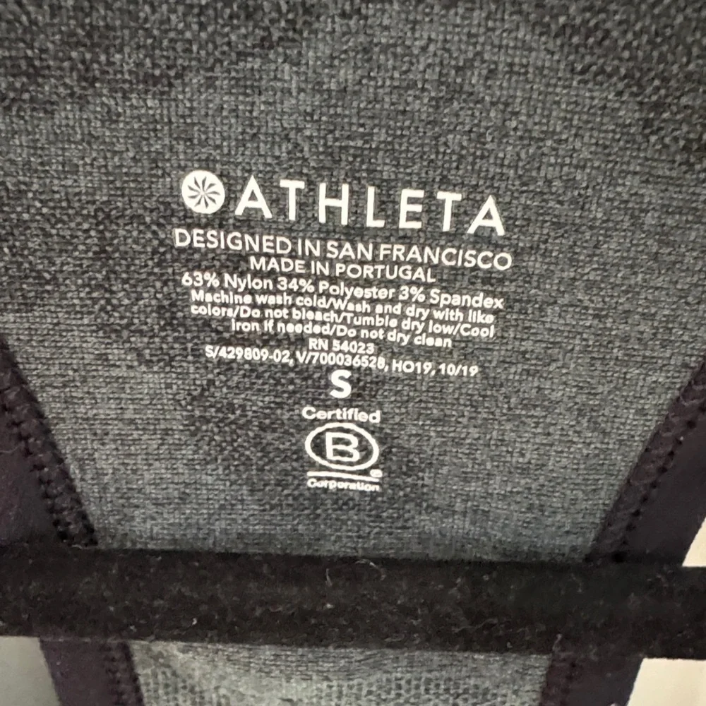 Athleta Gray and Black Tank Top - Picture 2 of 3